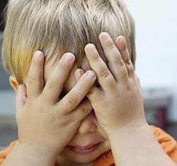 niños tímidos