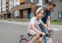 andar en bicicleta